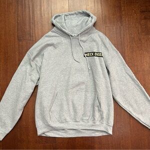Neck Deep Men’s Gray Hoodie with Kangaroo Pocket, Size XL, NWOT